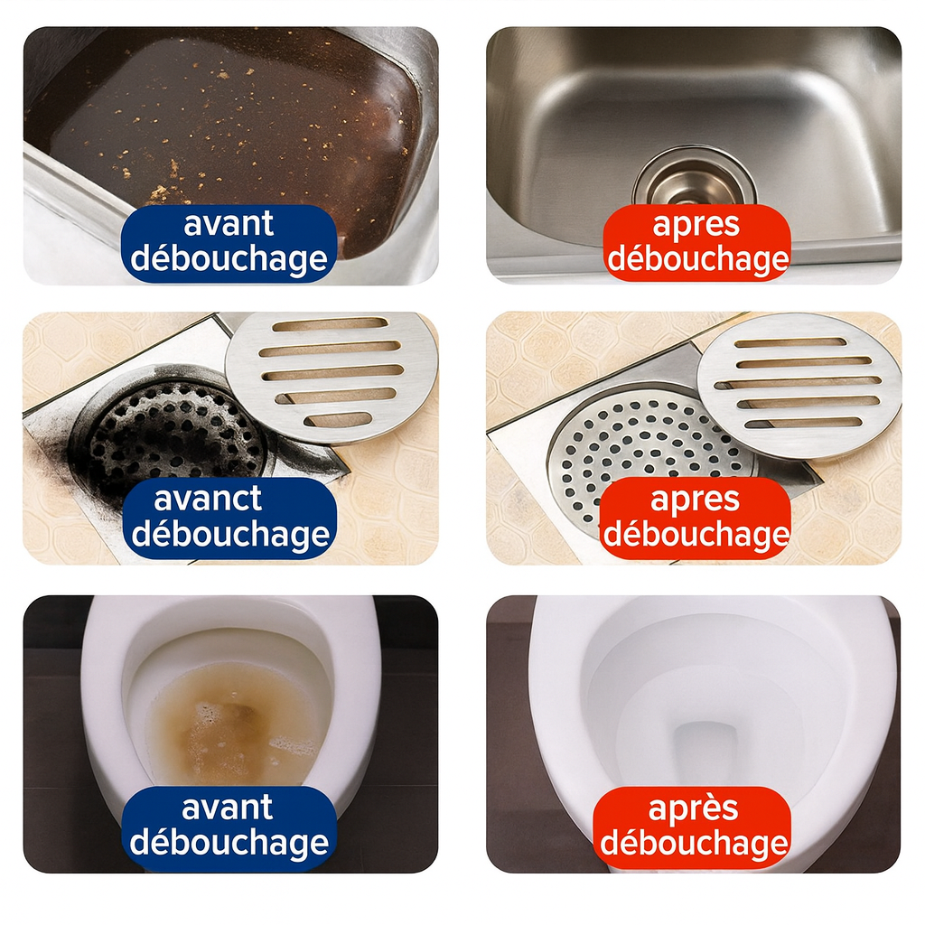 Déboucheur de canalisation ultra-efficace